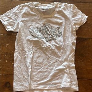 White Graphic Tee